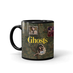 Ghosts Frames Black Mug - Black / 11 oz