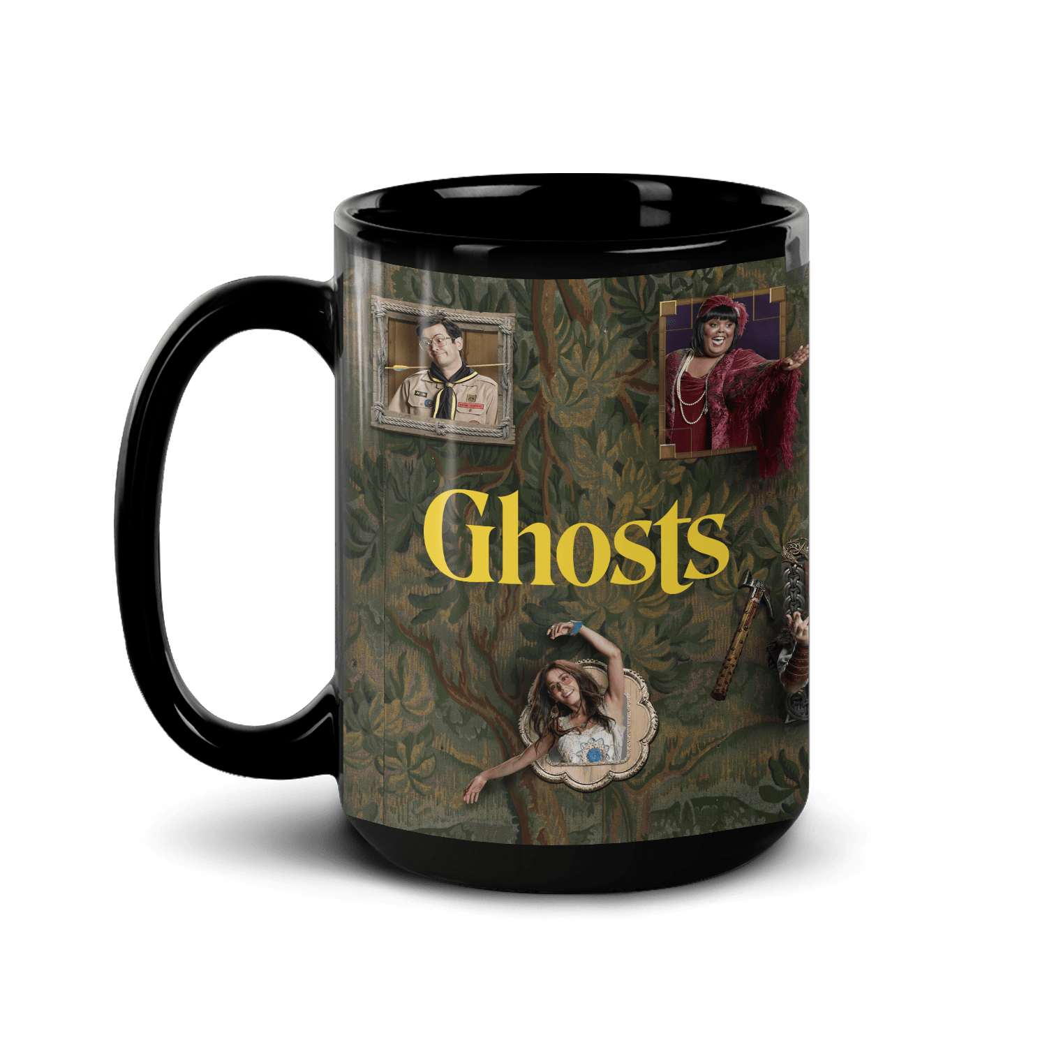 Ghosts Frames Black Mug - Paramount Shop