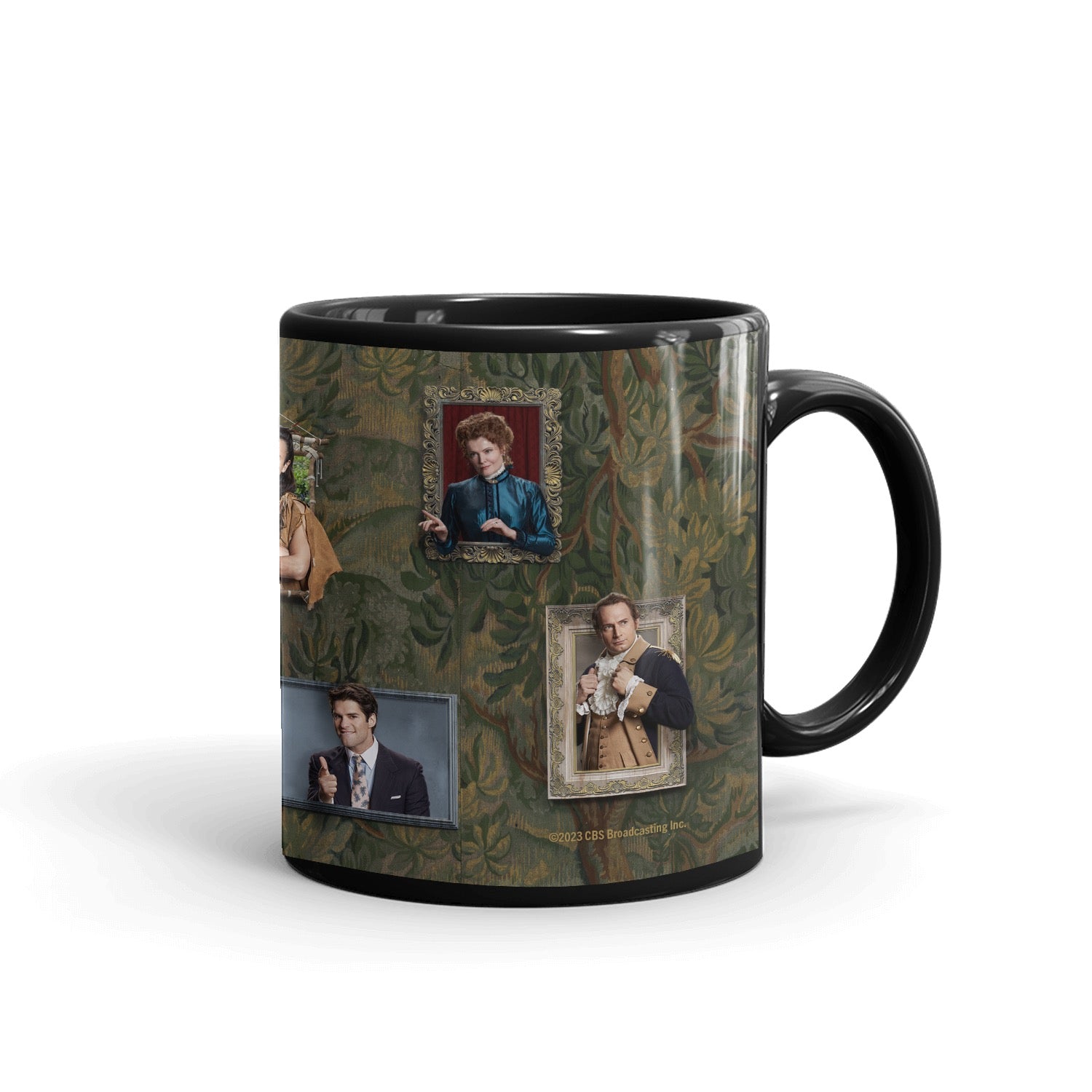 Ghosts Frames Black Mug - Paramount Shop
