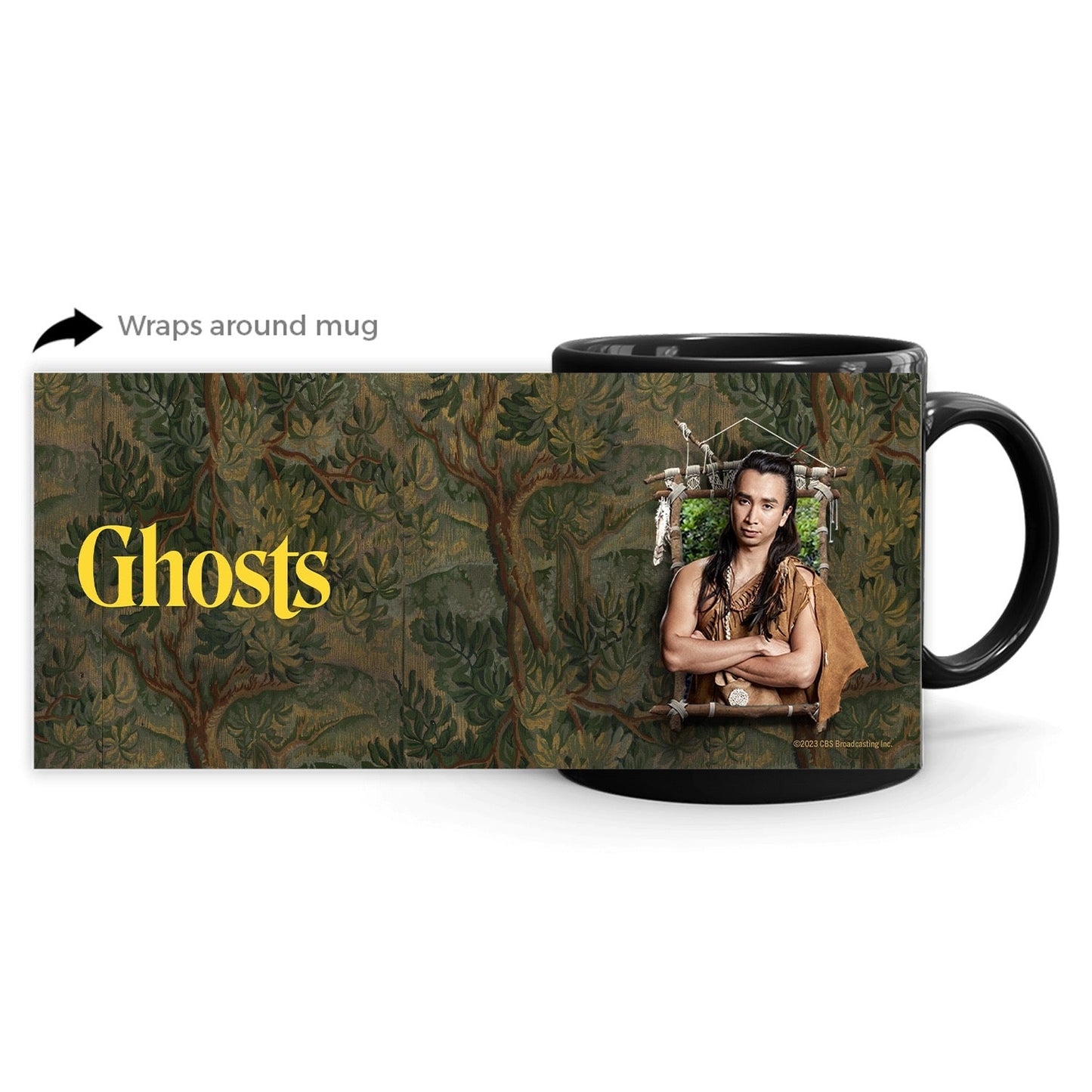 Ghosts Frames Sasappis Black Mug - Paramount Shop