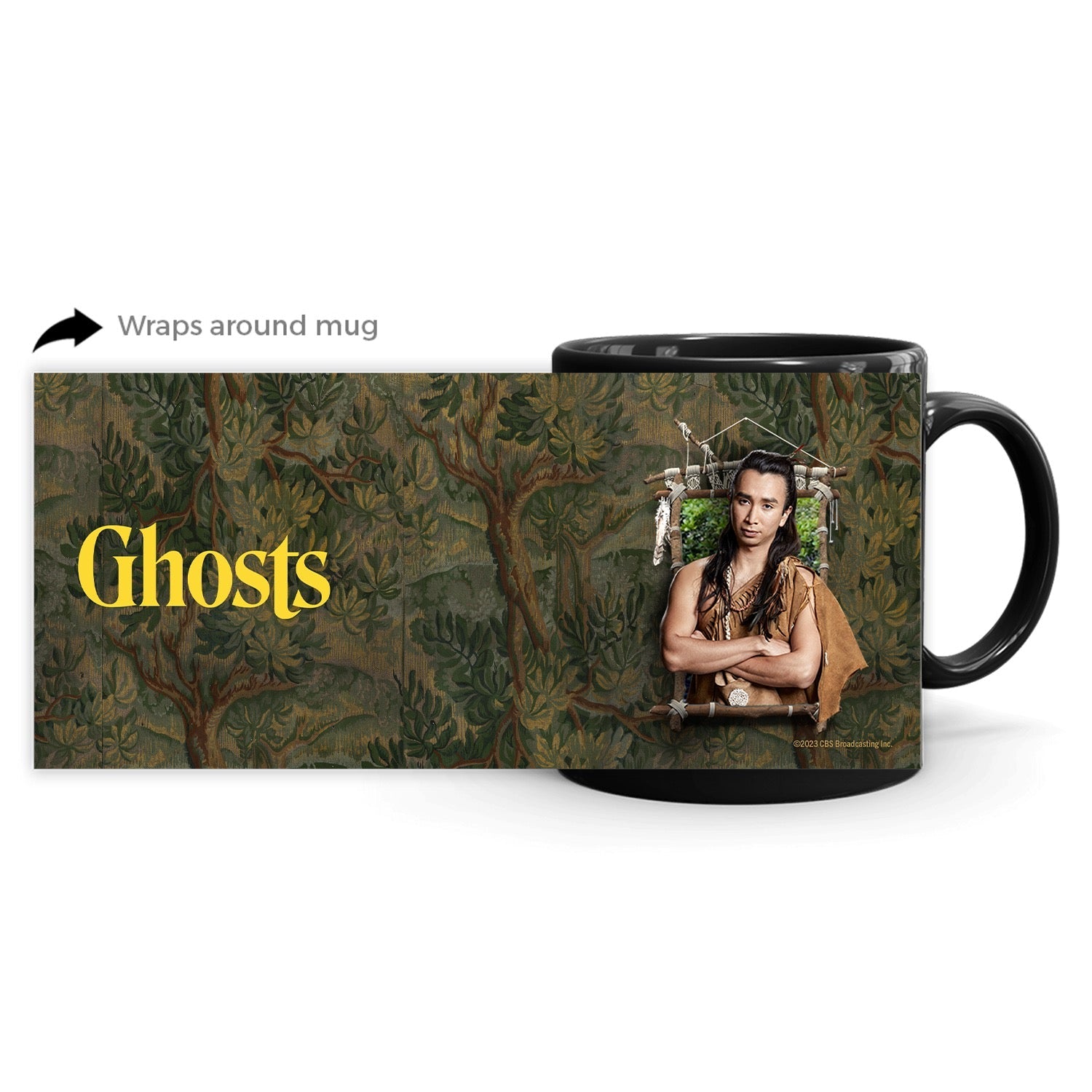 Ghosts Frames Sasappis Black Mug - Paramount Shop