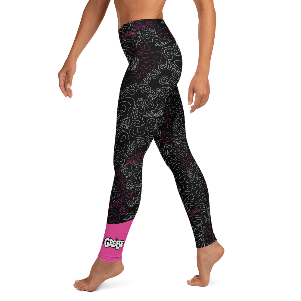 Grease Pattern High Waisted Leggings Paramount Shop grease-pattern-high-waisted-leggings-paramount-shop