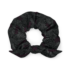 Grease Pattern Scrunchie - White / One Size