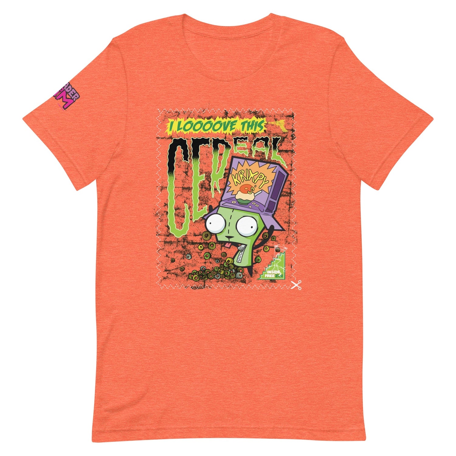 Invader Zim Looooove This Cereal Adult Short Sleeve T - Shirt - Paramount Shop