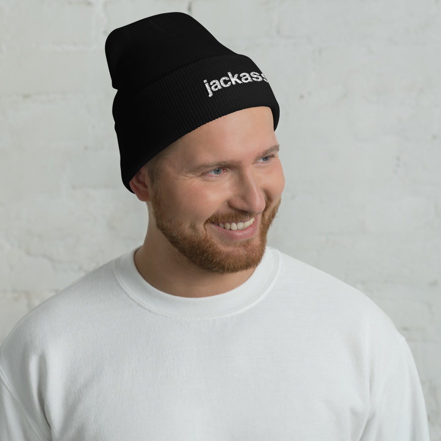 jackass Beanie Logo Embroidered - Paramount Shop