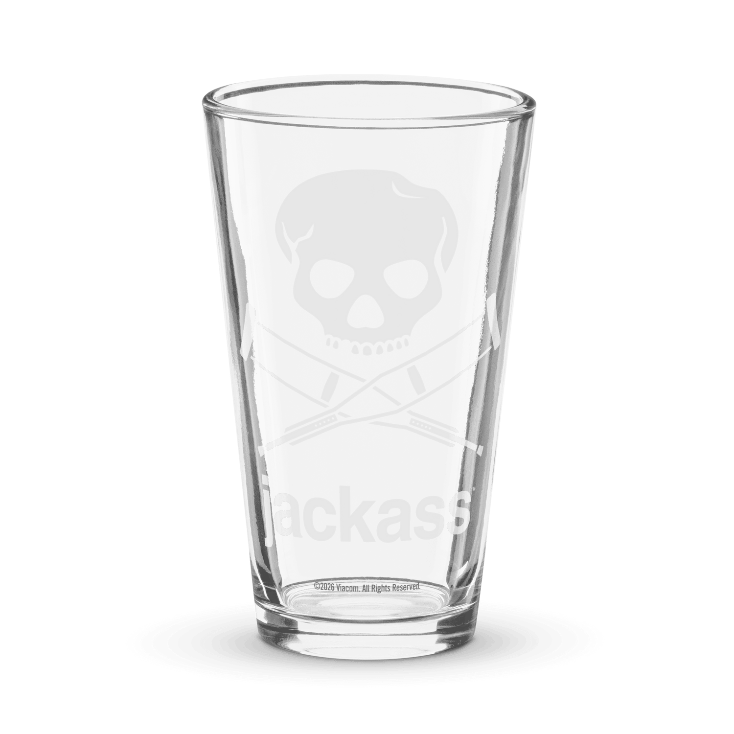 jackass Pint Glass Logo - Paramount Shop