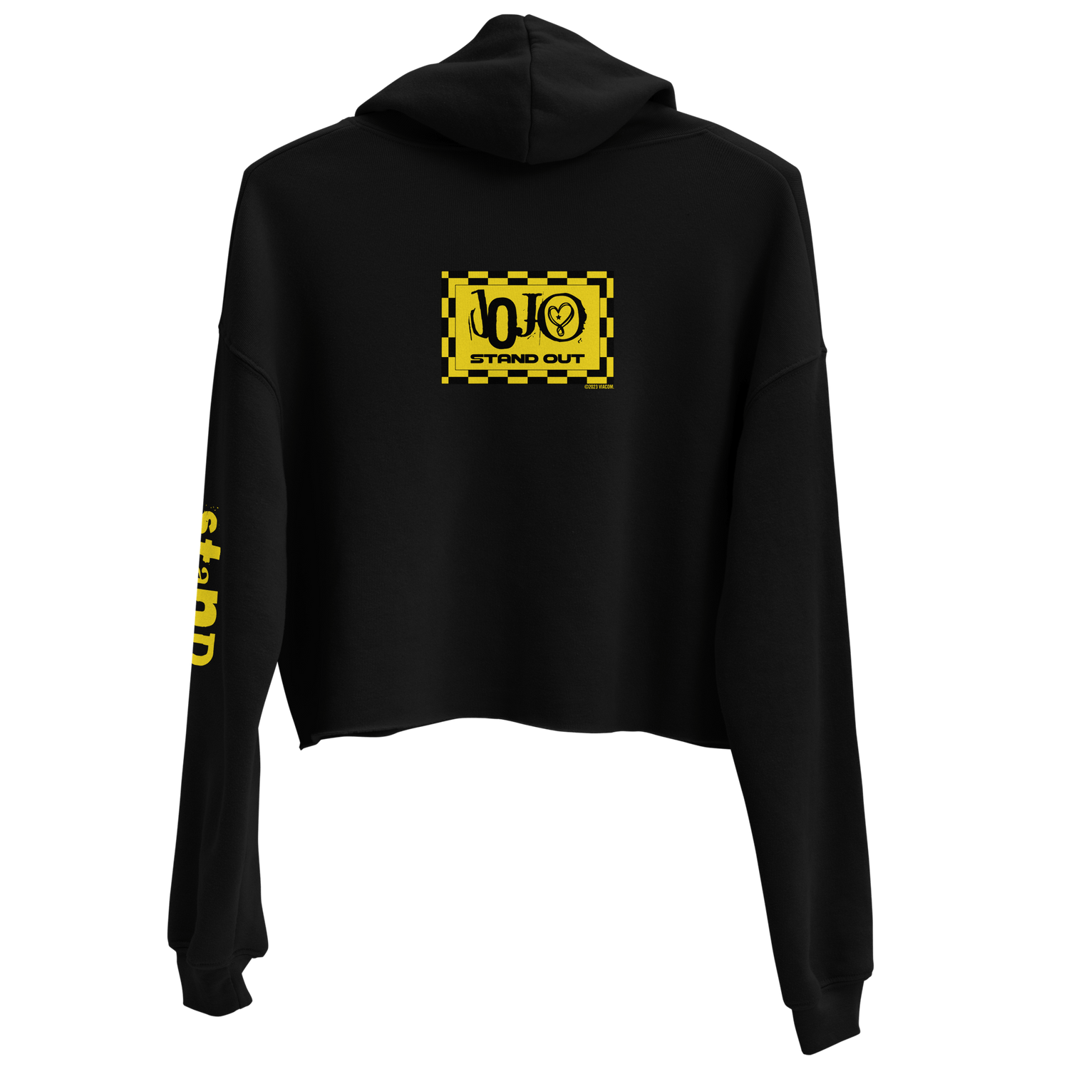 JoJo Siwa Stand Out Women's Fleece Crop Hooded Sweatshirt