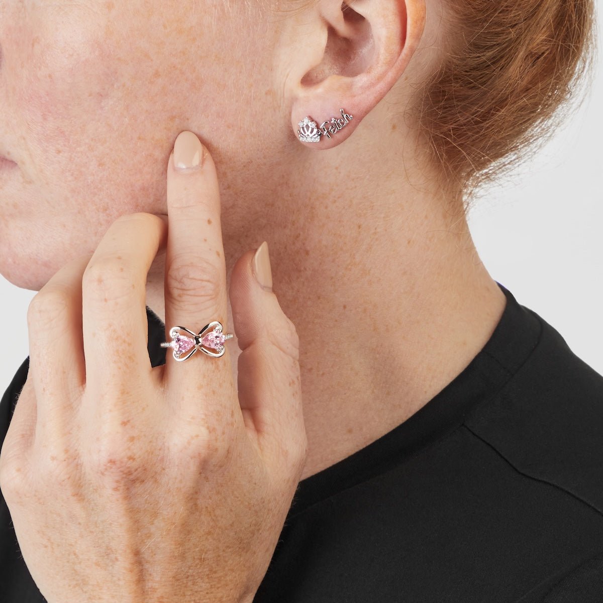 Mean Girls x RockLove Crystal Bow Ring - Paramount Shop