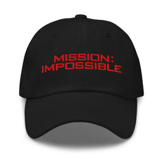 Mission: Impossible El juicio final Logo Sombrero de papá - Negro