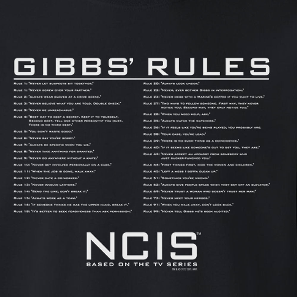 NCIS Gibbs Rules Crew Neck Sweatshirt Paramount Shop ncis-gibbs-rules-crew-neck-sweatshirt-paramount-shop