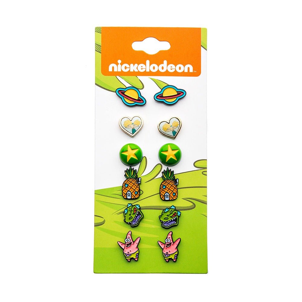 Nickelodeon Characters Stud Earrings Set (6pcs) - Paramount Shop