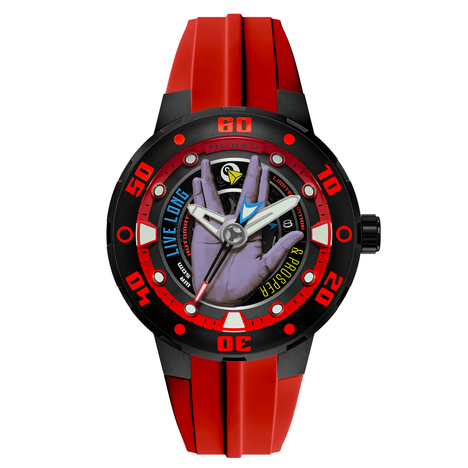 Nubeo Mariner Automatic Star Trek Live Long & Prosper Limited Edition Watch - Paramount Shop