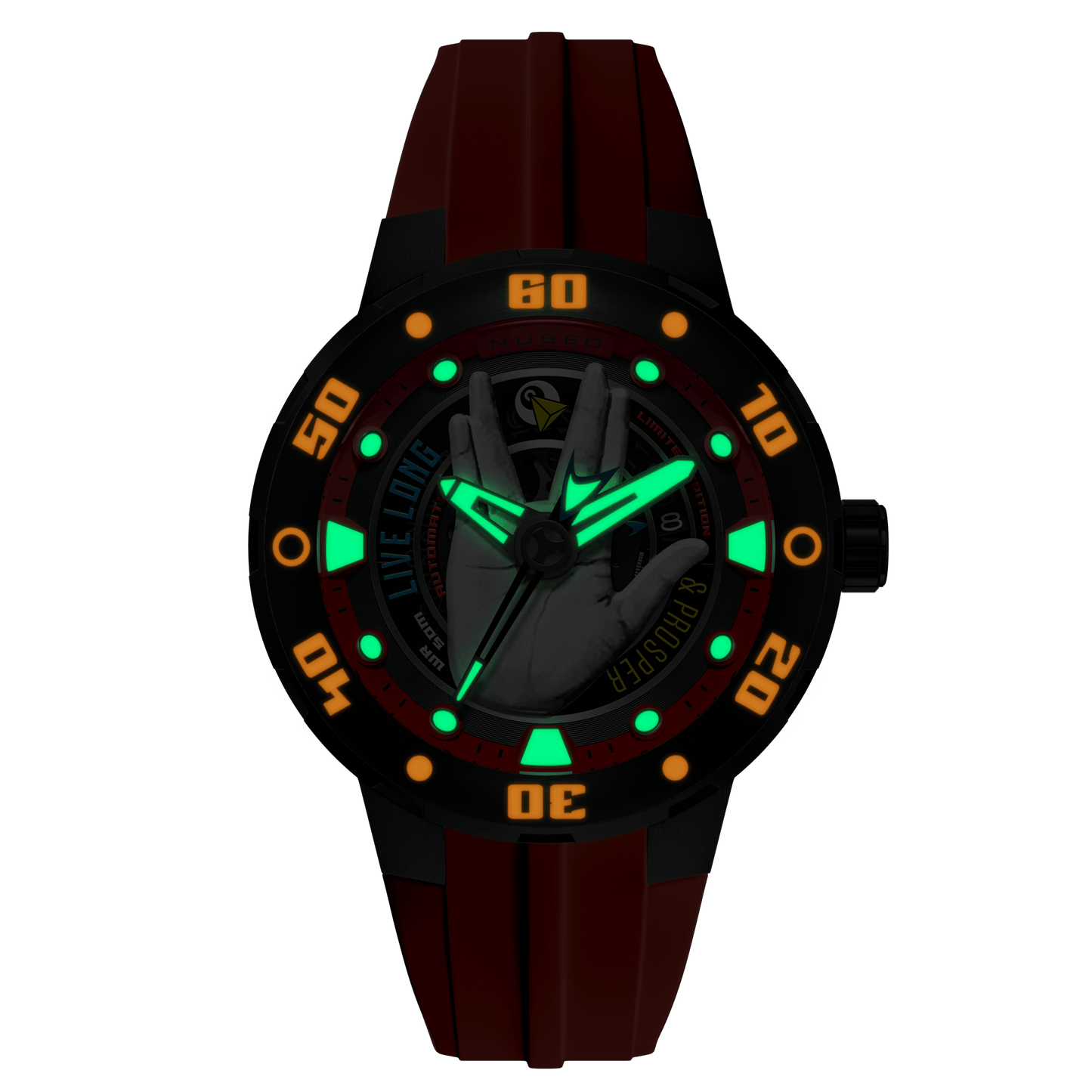 Nubeo Mariner Automatic Star Trek Live Long & Prosper Limited Edition Watch - Paramount Shop
