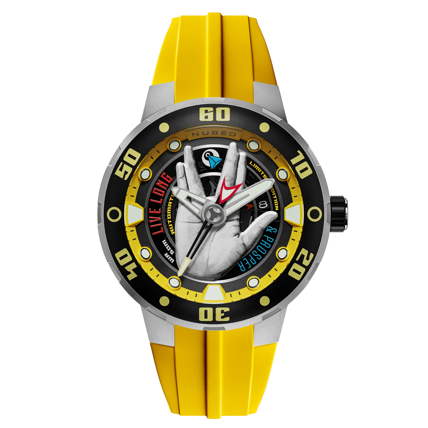 Nubeo Mariner Automatic Star Trek Live Long & Prosper Limited Edition Watch - Paramount Shop