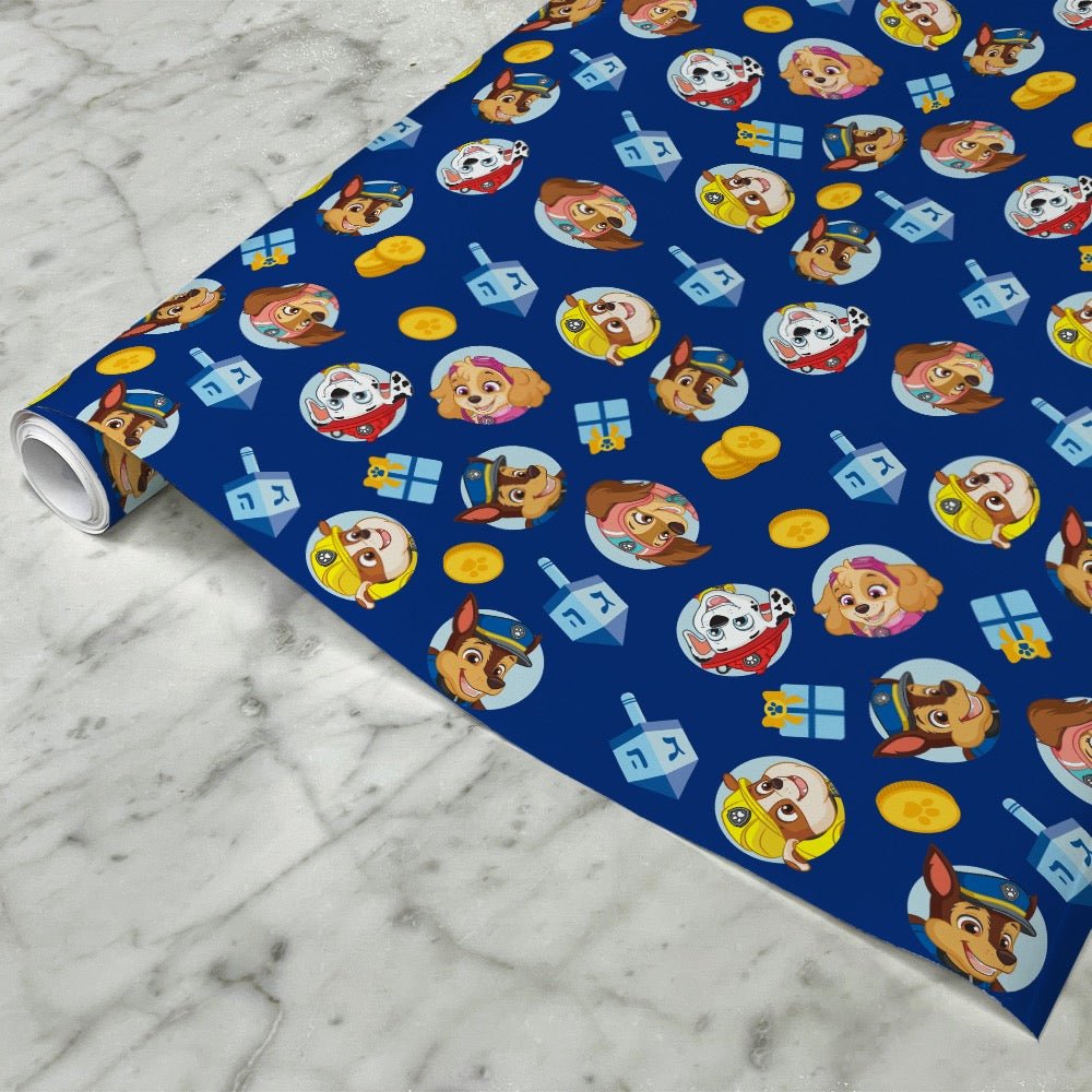 thumbnail image 2 of 12 Sheets Hanukkah Wrapping Paper Decorations Not Roll Menorahs 2 of 14