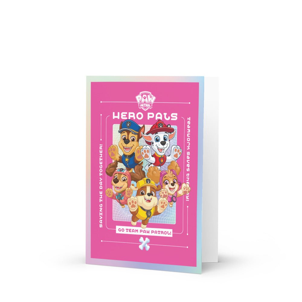 Carte De V ux Paw Patrol Hero Pals Paramount Shop Carte De V ux Paw Patrol Hero Pals Paramount Shop