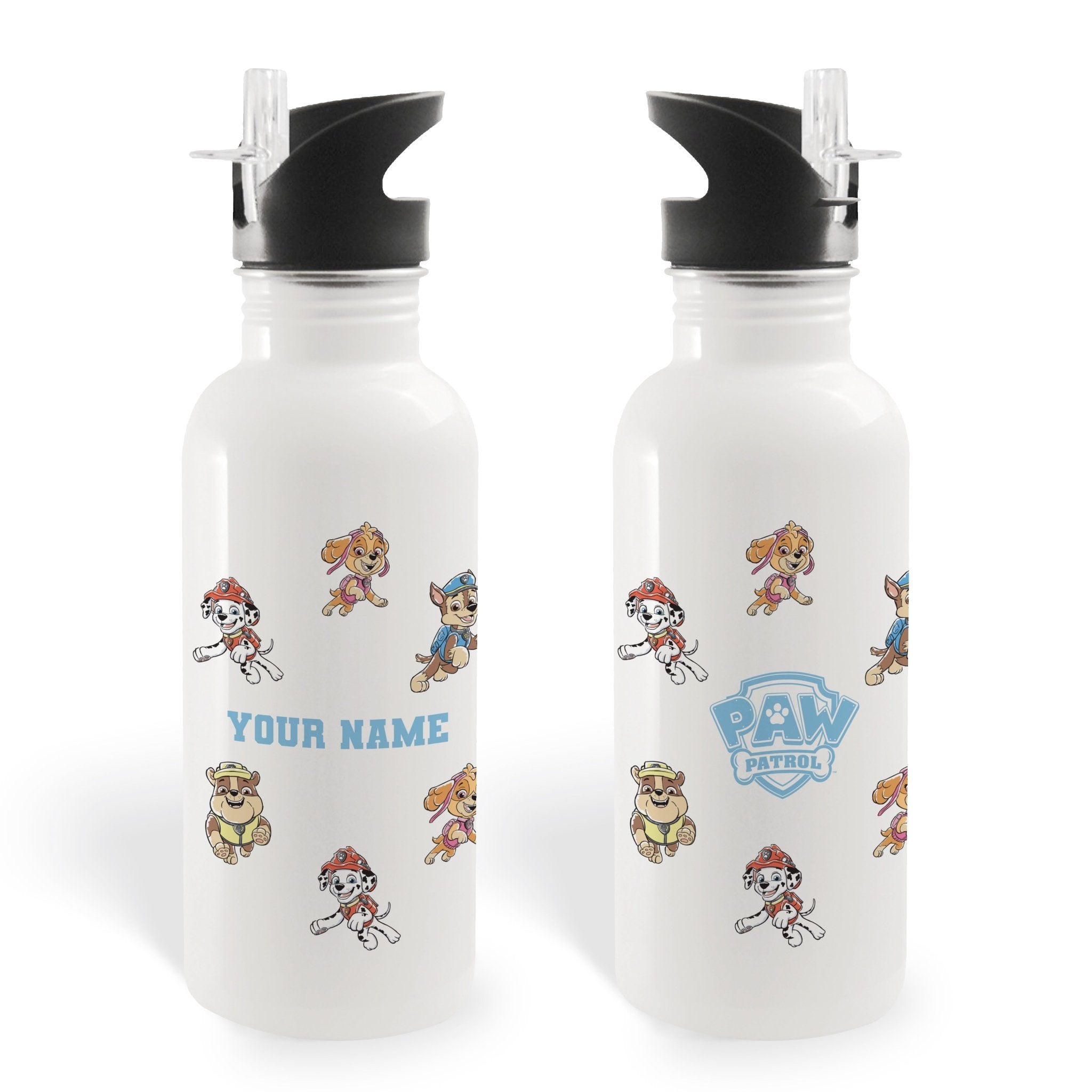 PAW Patrol Heroes Unleashed Personalized 20 oz Screw Top Water Bottle ...