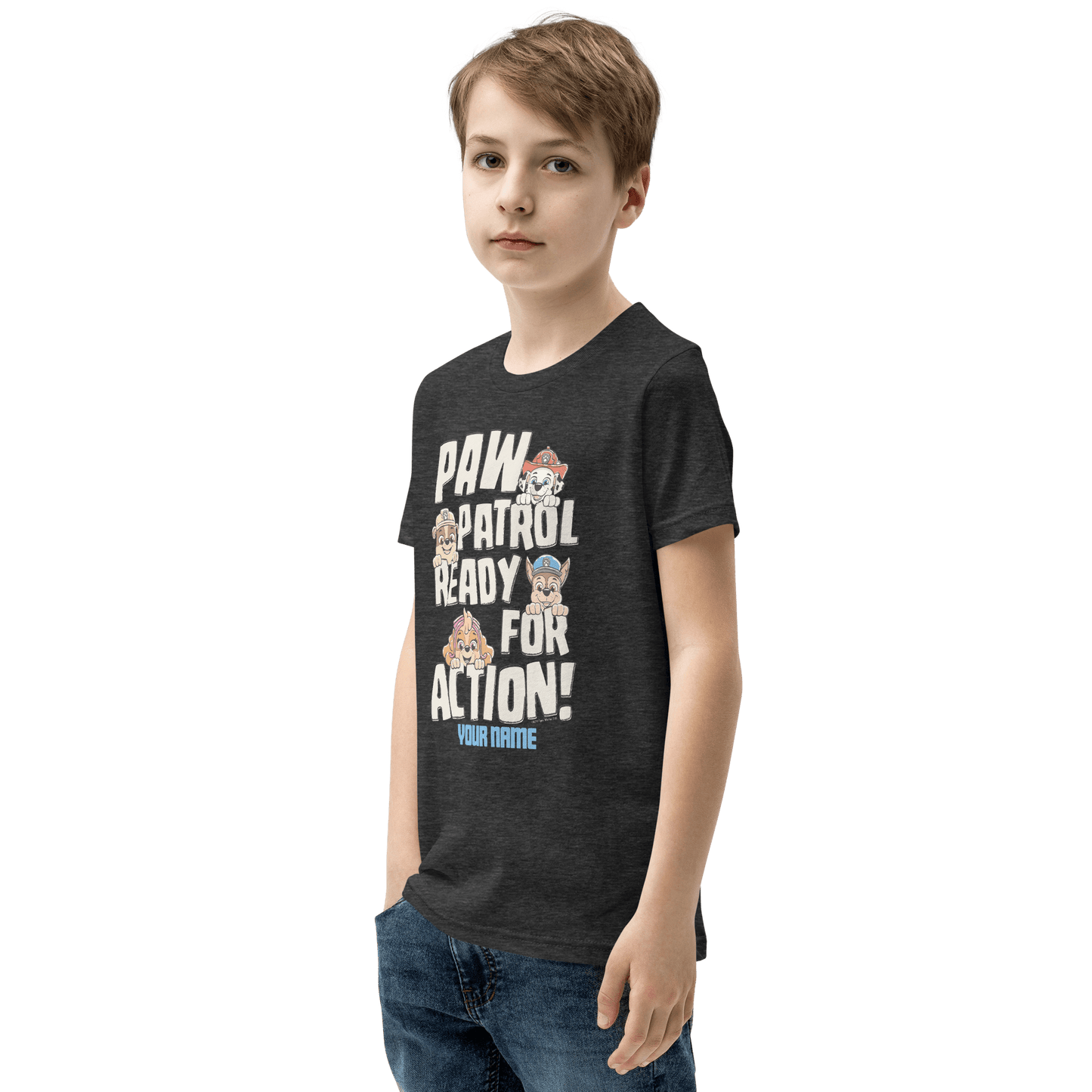 PAW Patrol Ready For Action Personalized Kids Premium T - Shirt - Paramount Shop