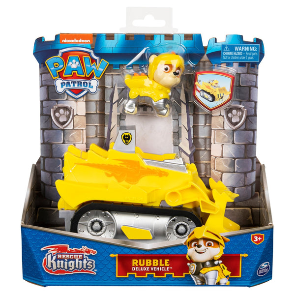 PAW Patrol, Rescue Knights Rubble Transforming Toy Car with