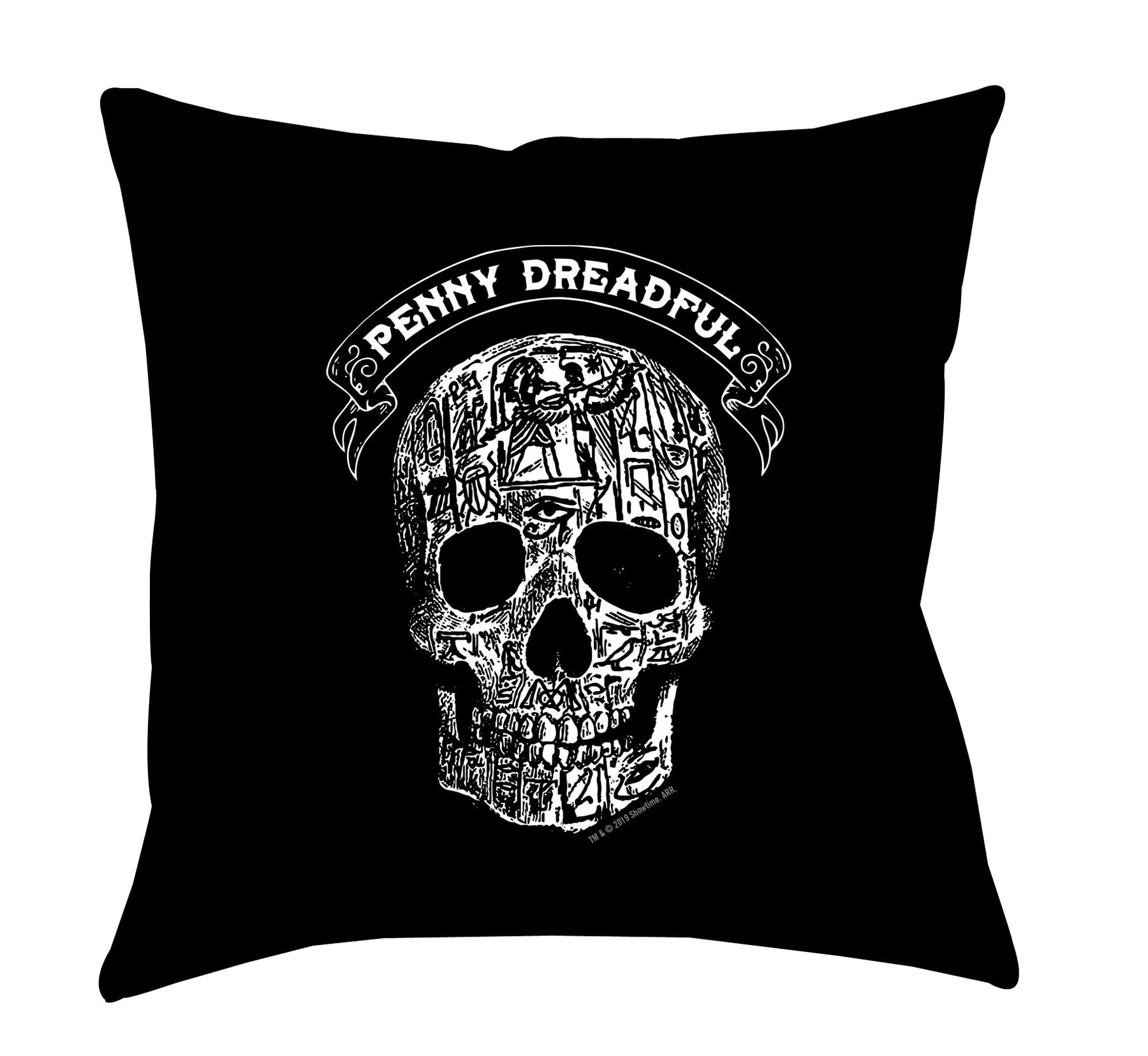 Penny Dreadful Line Art Almohada Calavera 16 X 16 Paramount Shop penny-dreadful-line-art-almohada-calavera-16-x-16-paramount-shop