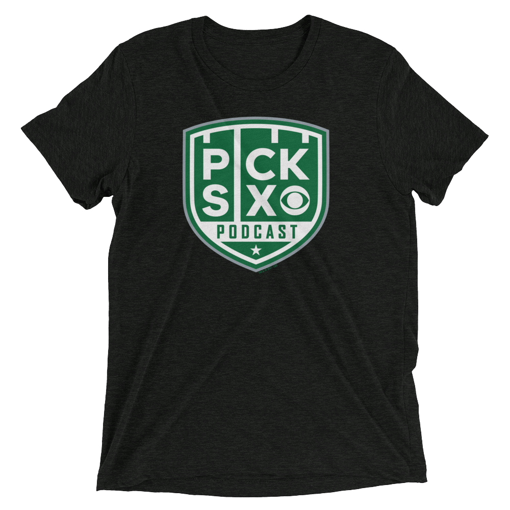 Pick Six Podcast Logo Unisex Tri - Blend T - Shirt - Paramount Shop