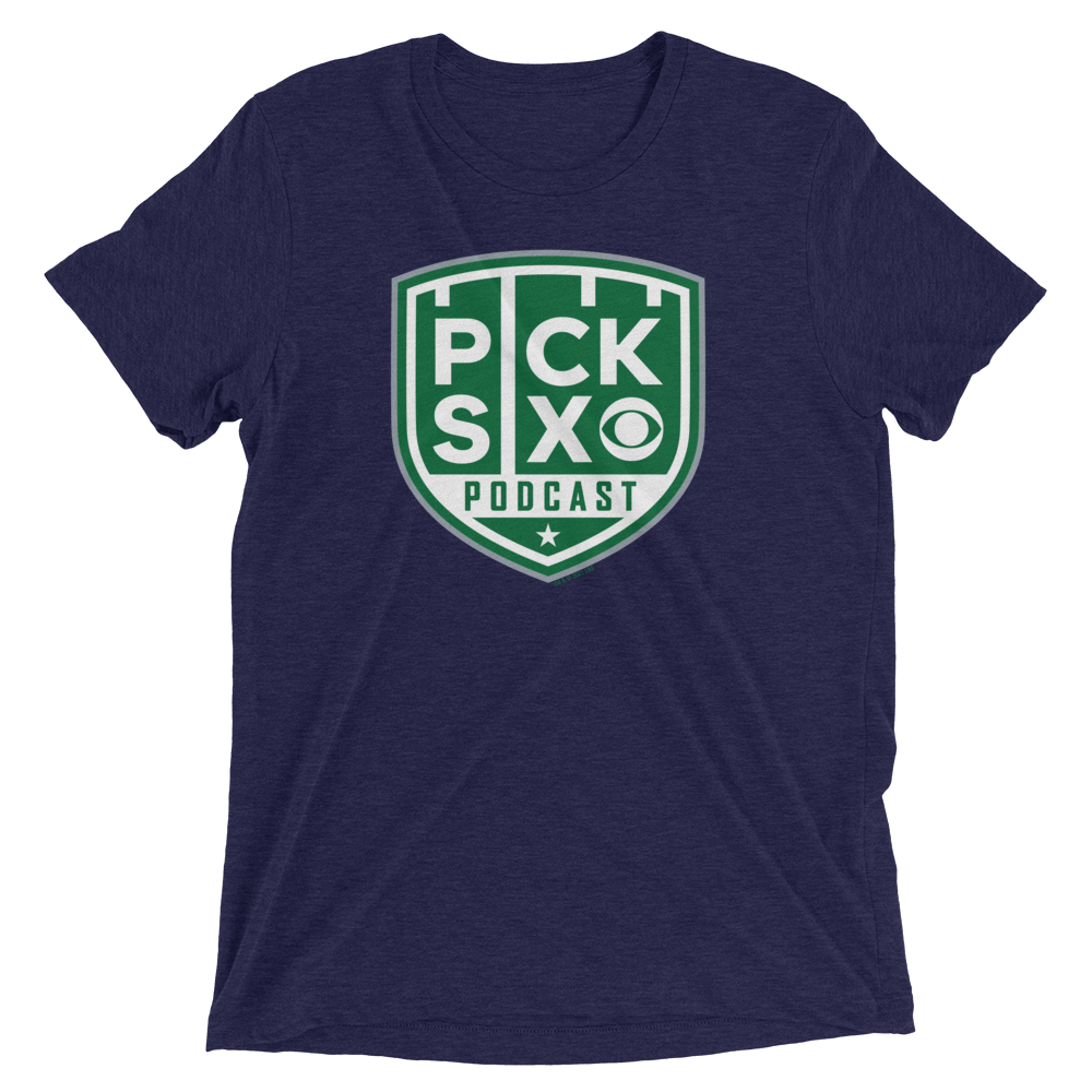 Pick Six Podcast Logo Unisex Tri - Blend T - Shirt - Paramount Shop