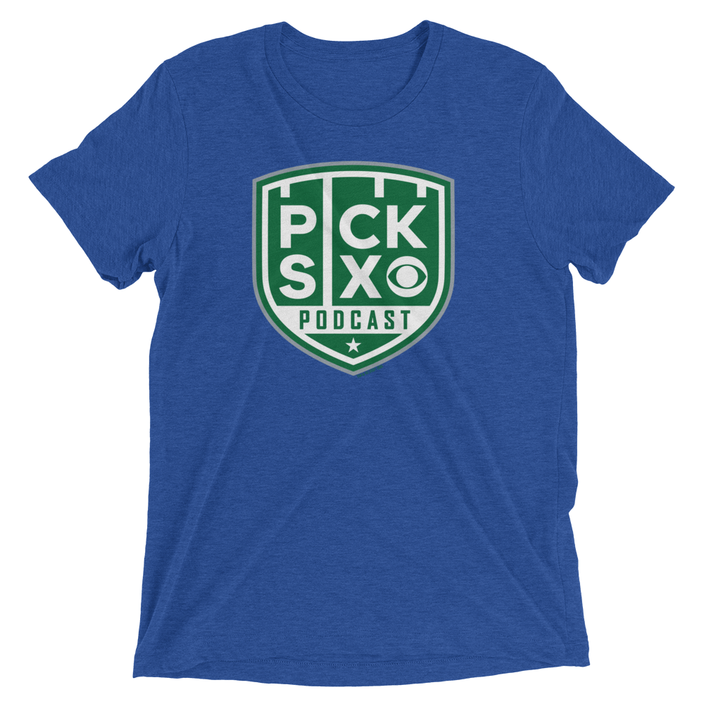 Pick Six Podcast Logo Unisex Tri - Blend T - Shirt - Paramount Shop