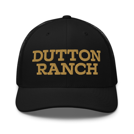 Dutton Ranch Trucker Hat Logo Embroidered