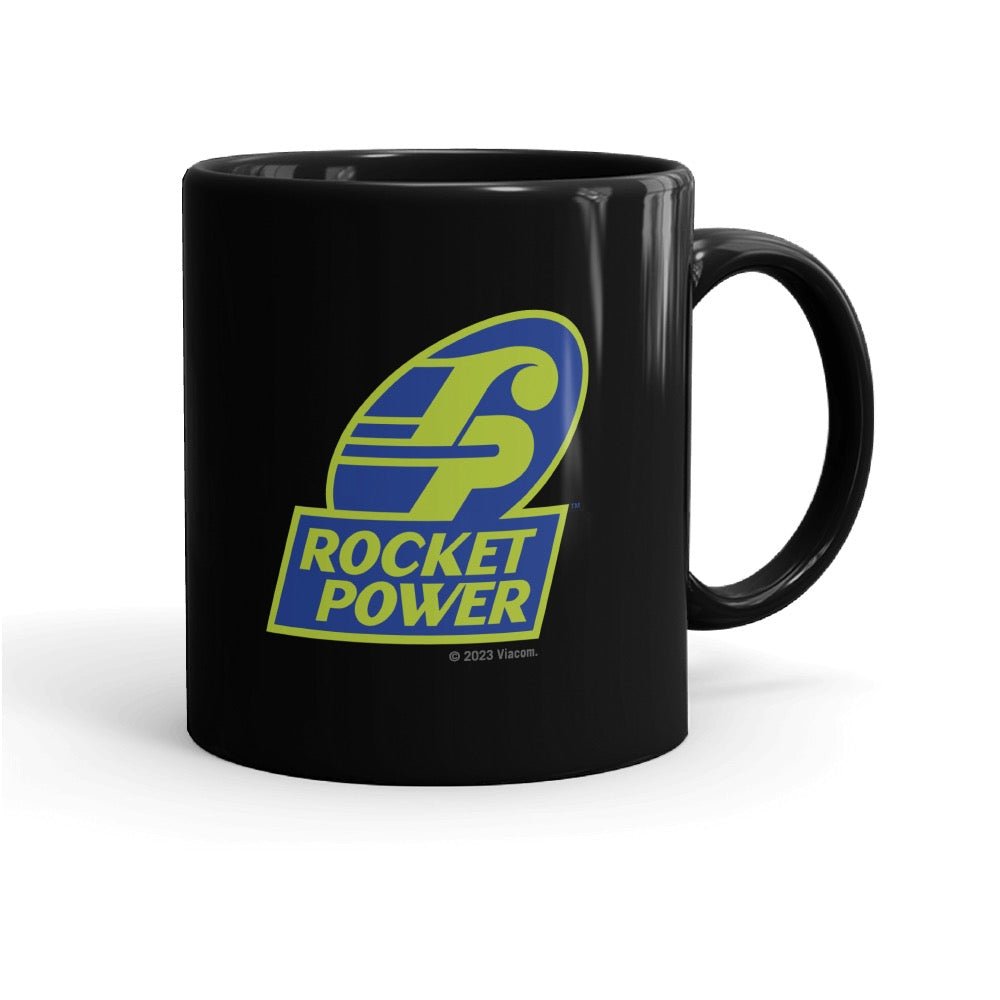 Rocket Power Logo Black Mug - Paramount Shop
