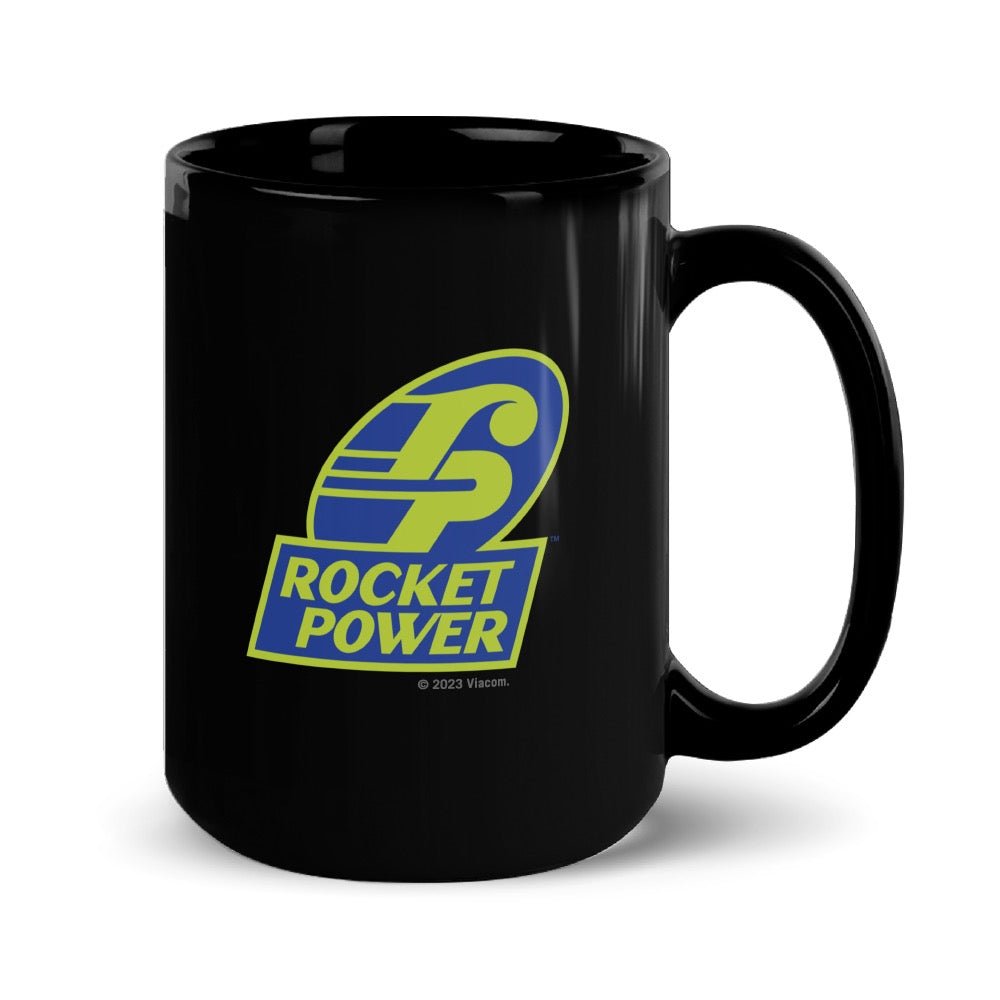 Rocket Power Logo Black Mug - Paramount Shop