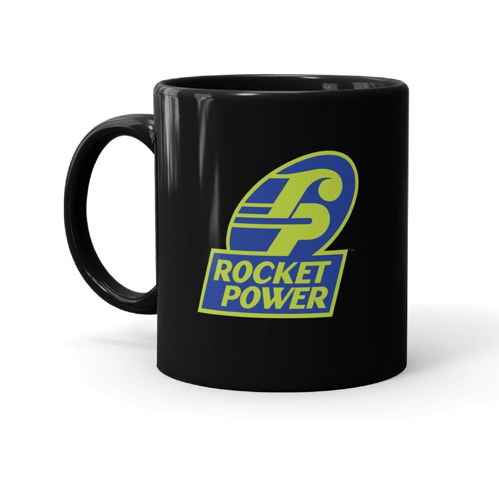 Rocket Power Logo Black Mug - Paramount Shop