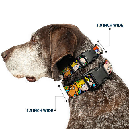 Rugrats Character Faces Close - Up Plastic Clip Collar - Paramount Shop