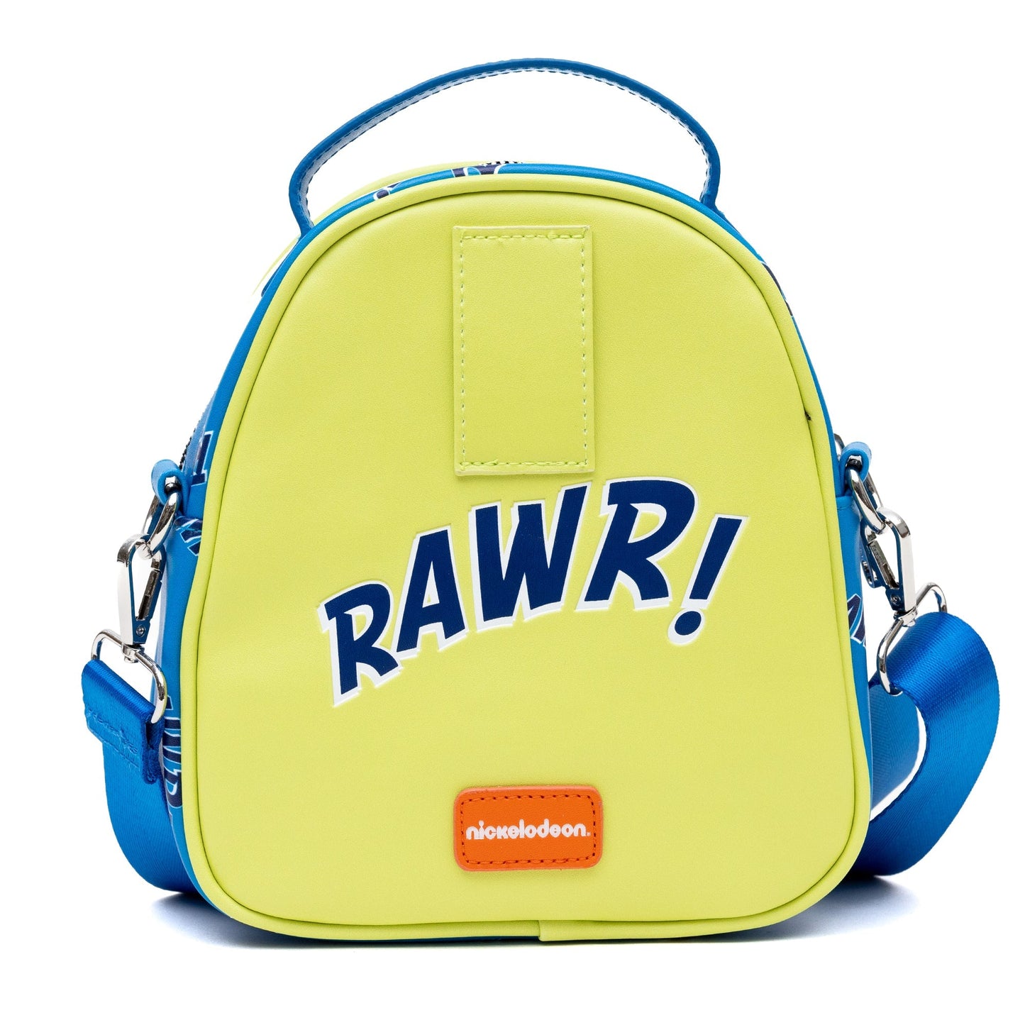 Rugrats Reptar Character Applique Vegan Leather Cross Body Bag - Paramount Shop