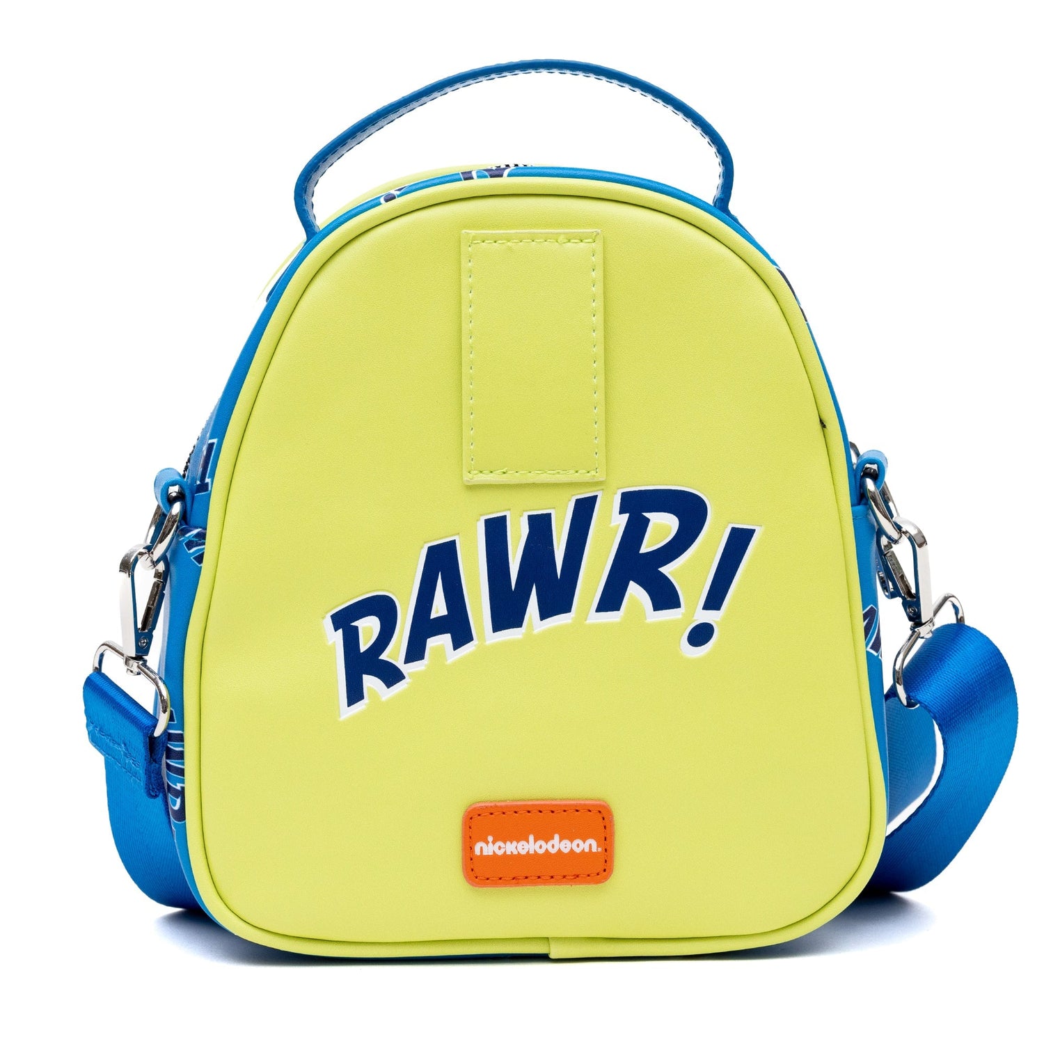 Rugrats Reptar Character Applique Vegan Leather Cross Body Bag - Paramount Shop