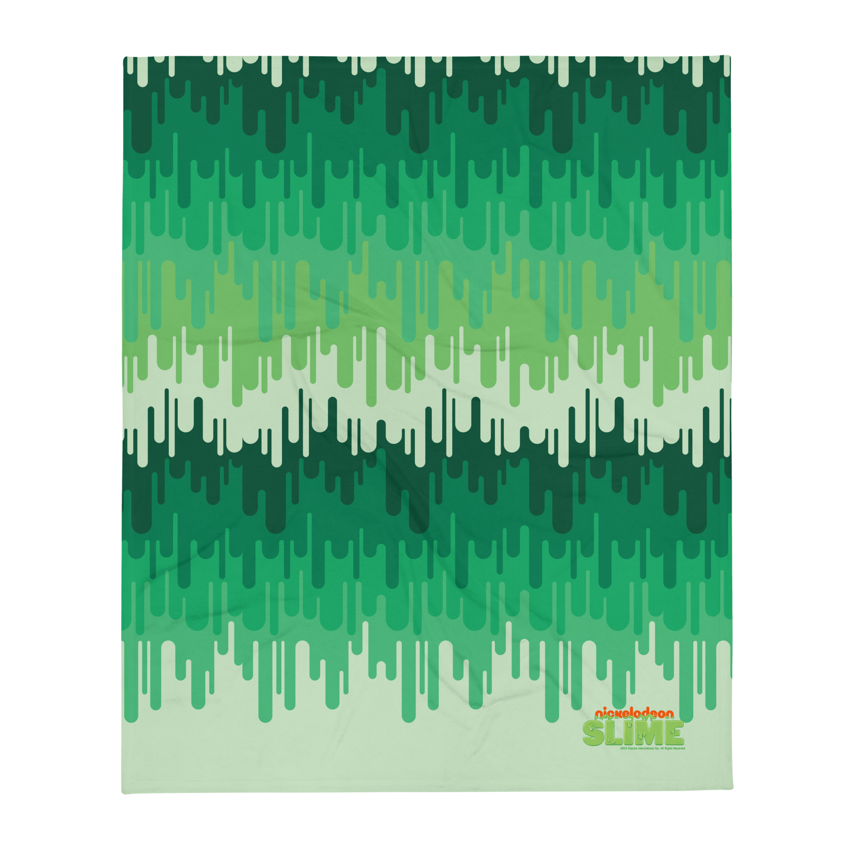 Slime ombre green throw blanket paramount shop