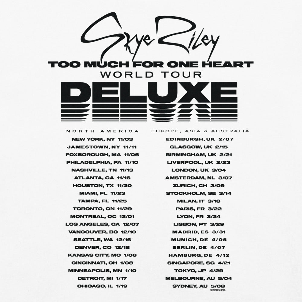 Smile 2 Skye Riley Tour Comfort Colors Unisex T-Shirt - Paramount Shop