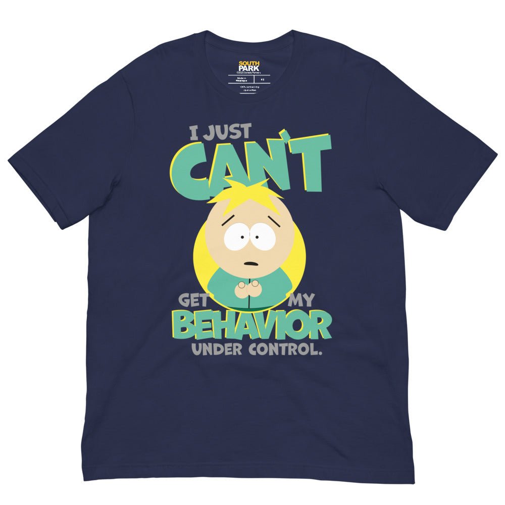South Park Butters Behavior Under Control Unisex T-Shirt - Paramount Shop
