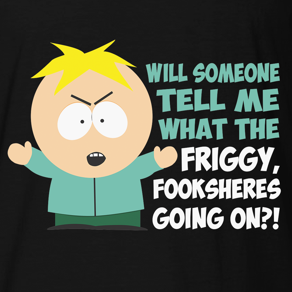 South Park Butters Friggy Fooksheres Short Sleeve T - Shirt - Paramount Shop