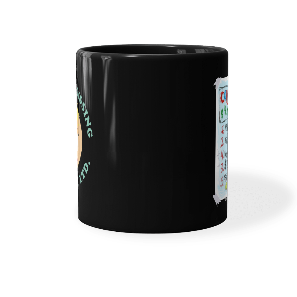 South Park Butter's Kissing Company Black Mug - Paramount Shop