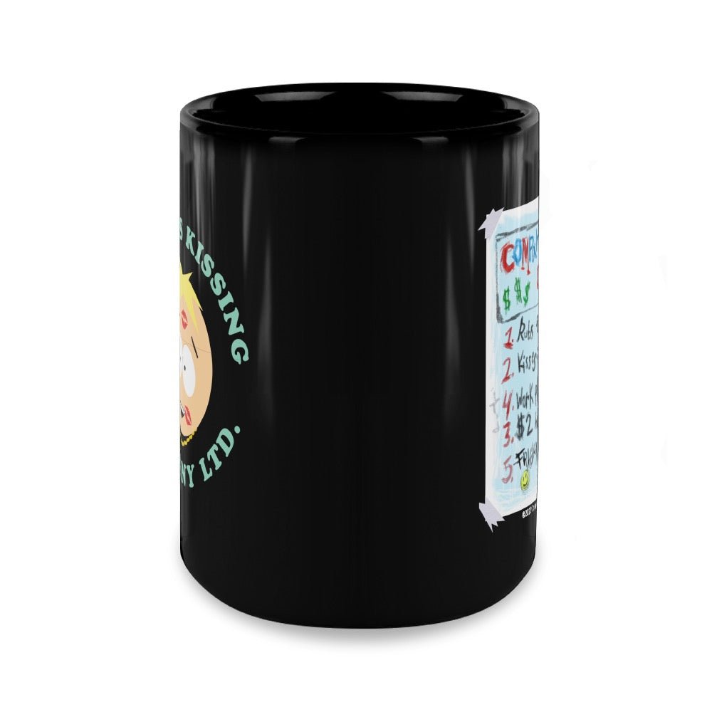 South Park Butter's Kissing Company Black Mug - Paramount Shop