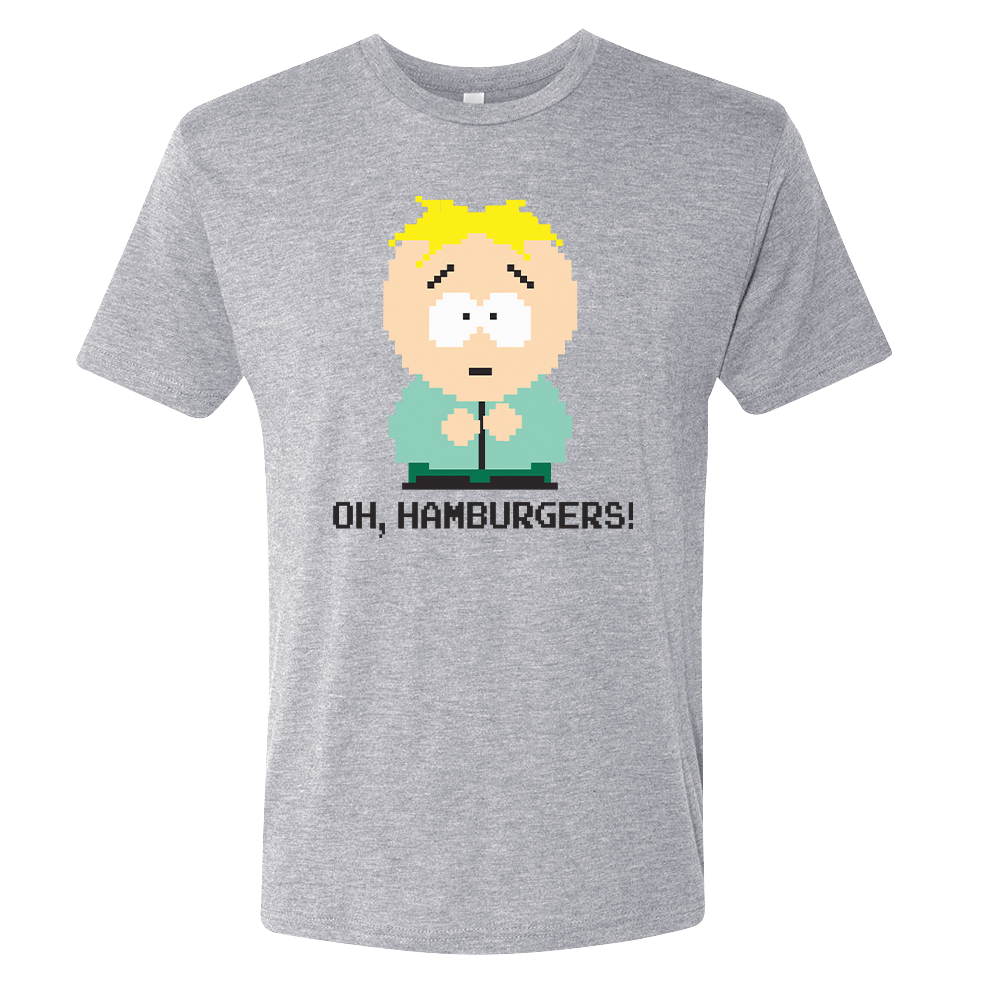 South Park Butters Oh Hamburgers HommesT shirt s Tri Blend Paramount south-park-butters-oh-hamburgers-hommest-shirt-s-tri-blend-paramount