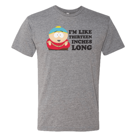 South Park Cartman 13 Inches Long Unisex Tri - Blend T - Shirt - Paramount Shop