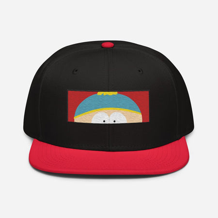 South Park Cartman Face Embroidered Snapback Hat - Paramount Shop