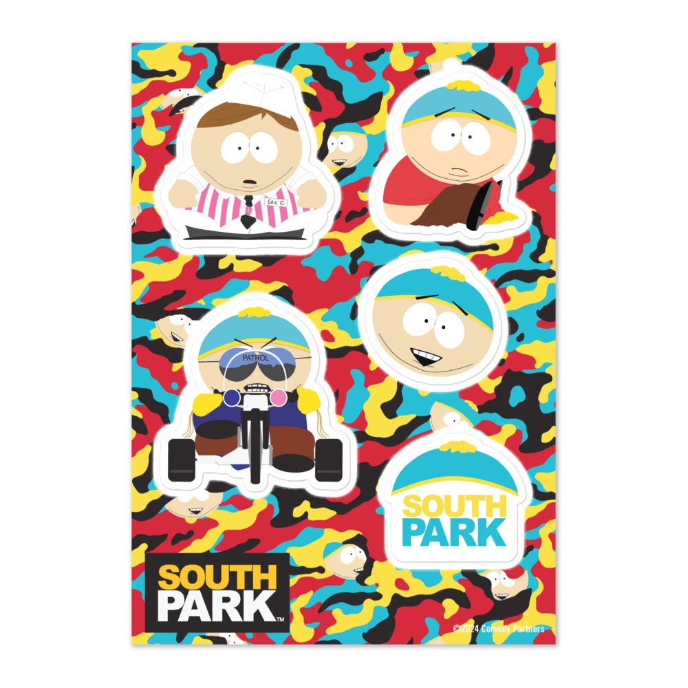 South Park Cartman Aufkleberbogen Paramount Shop South Park Cartman Aufkleberbogen Paramount Shop