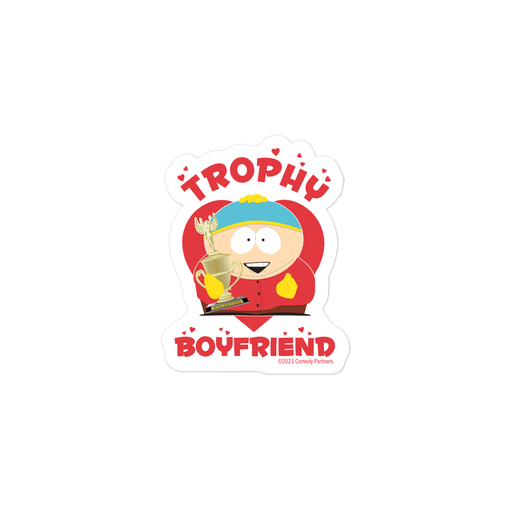 South Park Cartman Trophy Boyfriend Die Cut Sticker – Paramount Shop