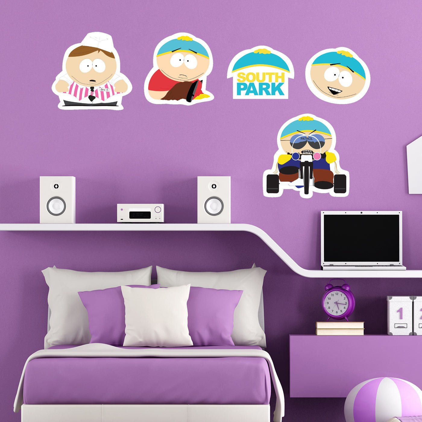 South Park Cartman Wall Sticker Sheet - Paramount Shop