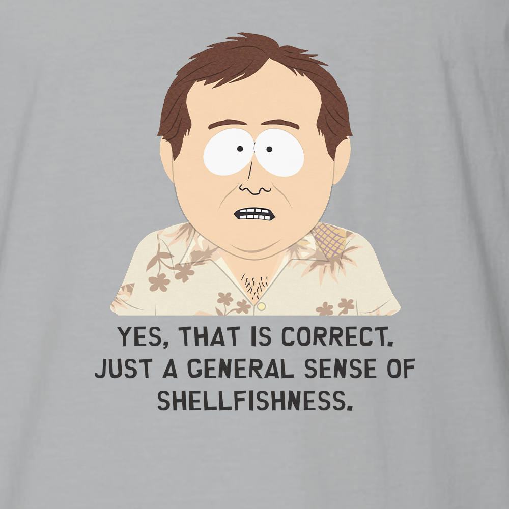 South Park Clyde Donovan Shellfishness Adult Short Sleeve T - Shirt - Paramount Shop