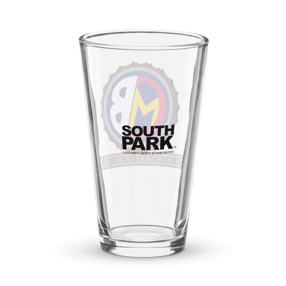 South Park Crunchy's Micro Brew Shaker Pint Glass - Paramount Shop