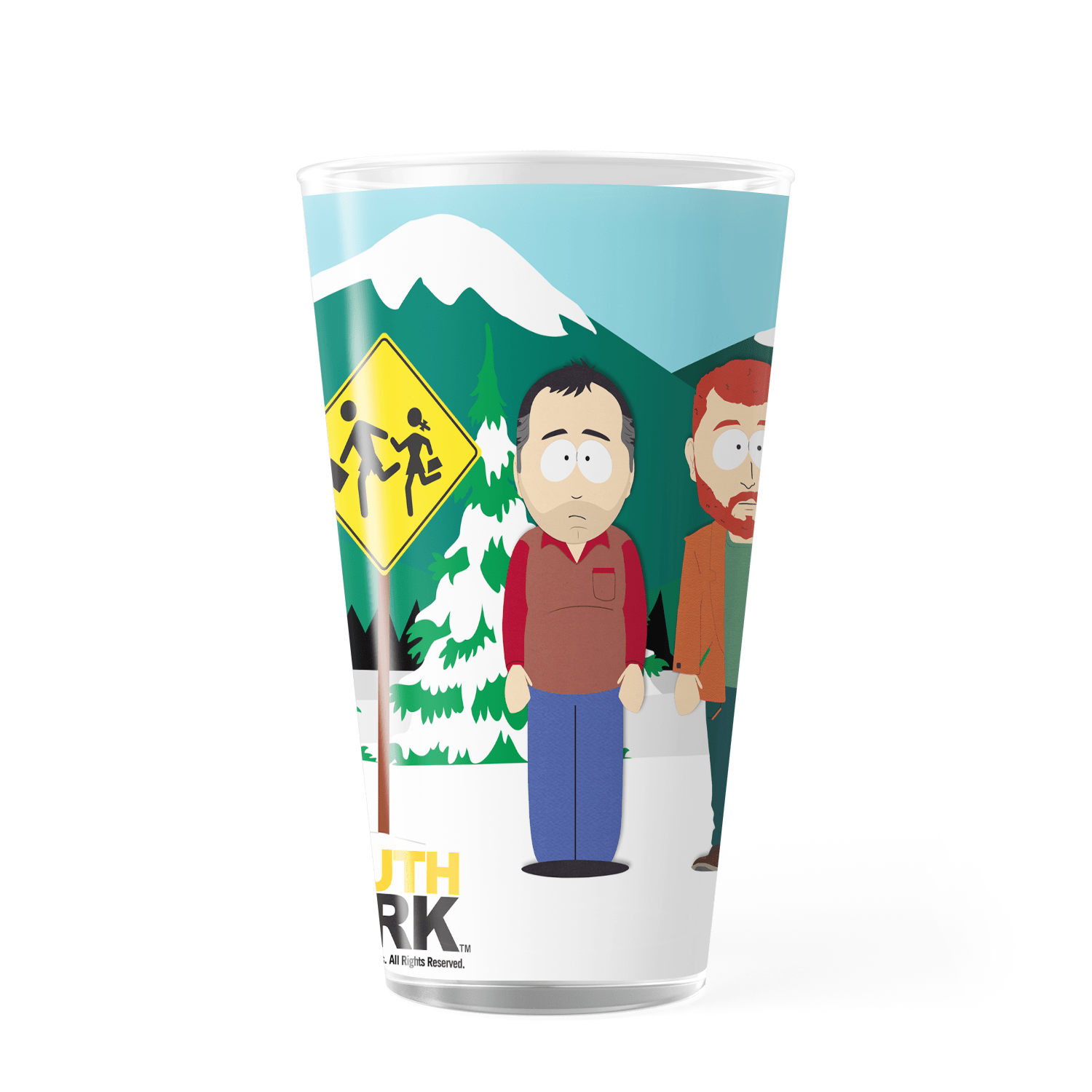 South Park Future Bus Stop 17 oz Pint Glass - Paramount Shop