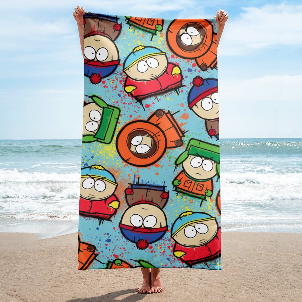 South Park Graffiti Boys Beach Towel - Paramount Shop